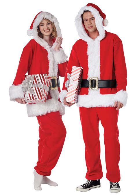 Adult Santa's Red Jumpsuit Costume