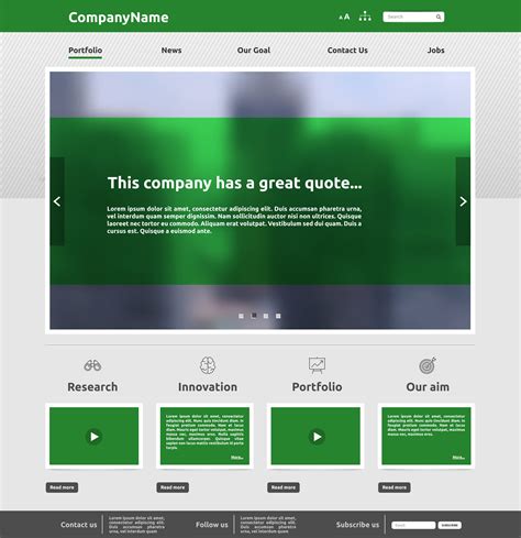 Modern Website Design Templates