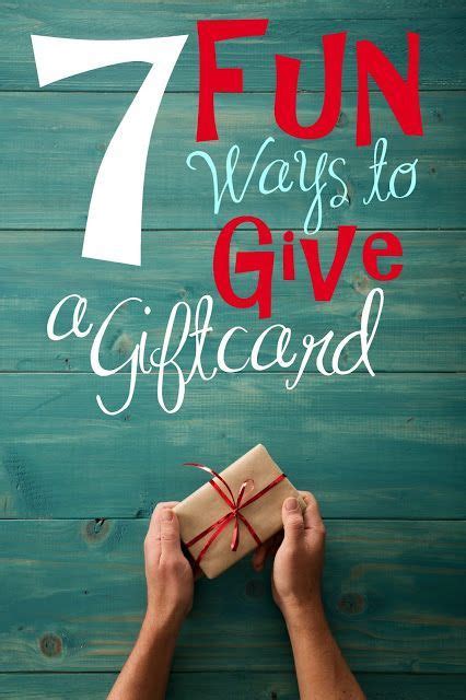 Fun Ways To Give A Gift Card Gift Card Wrapping Gift Cards Gift