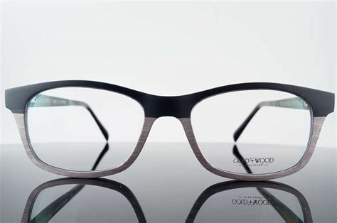 Buy Gold And Wood Oculus Neo Eyeglasses Frames Blink Optical