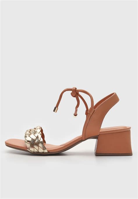 Sandália Bebecê Tira Tressê Nude Compre Agora Dafiti Brasil
