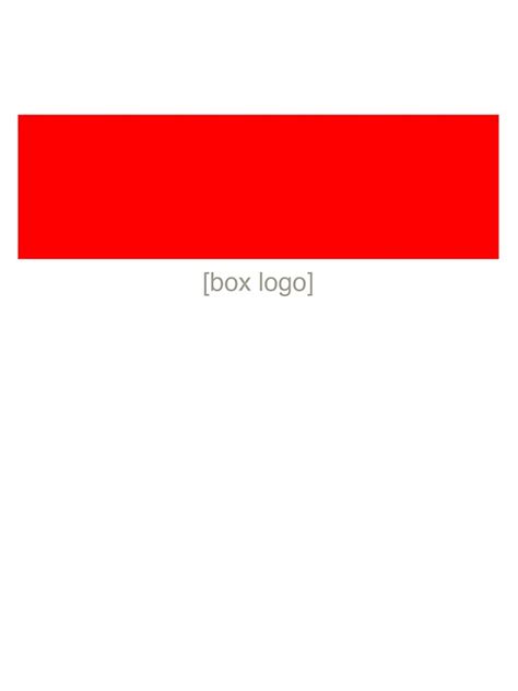 "Red [Box Logo]" Stickers by [Box Logo] Apparel | Redbubble