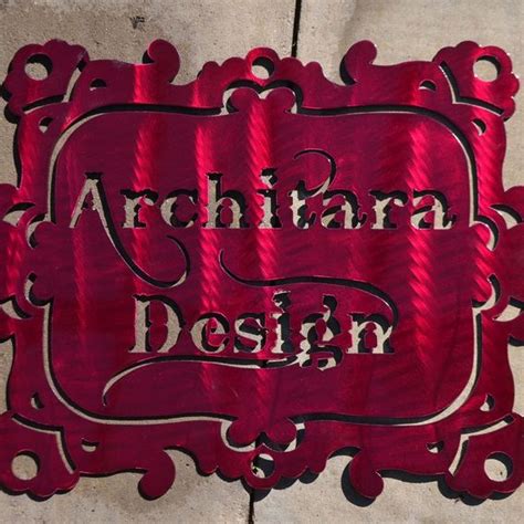 Hand Crafted Custom Metal Signs- Business And Home Decor by Architara ...