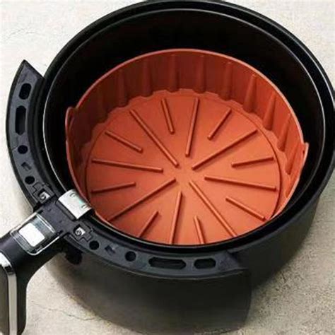 Thick Silicone Grill Pan For Air Fryer Accessories Baking Basket H4i2