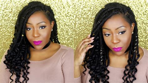 How To Goddess Faux Locs Bobbi Boss Crochet Bomba Locs Soul Goddess Youtube