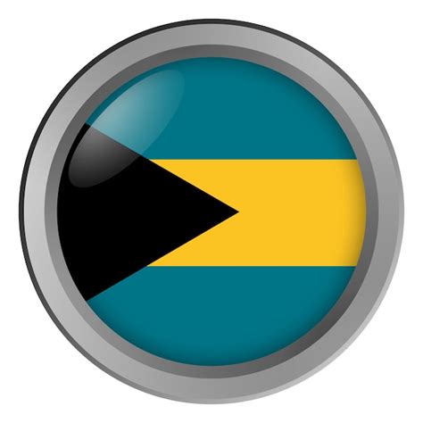 Premium Photo Flag Of The Bahamas Round As A Button