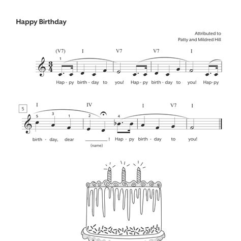 happy birthday and piano 1