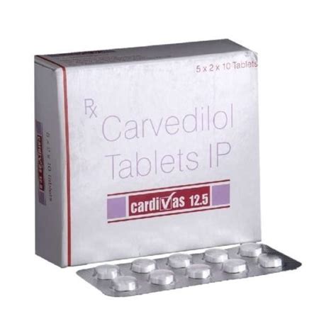 Buy Carvedilol 12.5 Mg Online - Cardivas Uses, Side Effects, Price