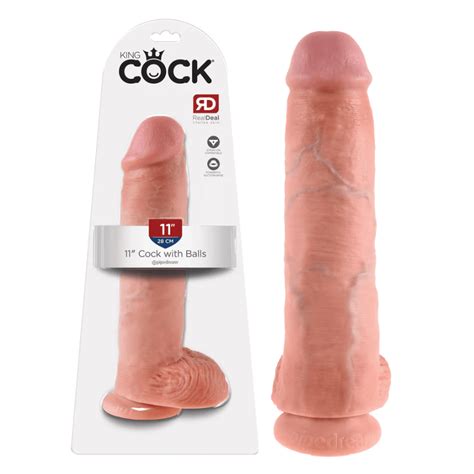 Dildo King Cock testículos 28 cm Natural LX Sex Shop