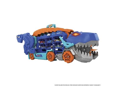 Hot Wheels City Ultimate T Rex Transporter K Ret Js Og Skinnes T