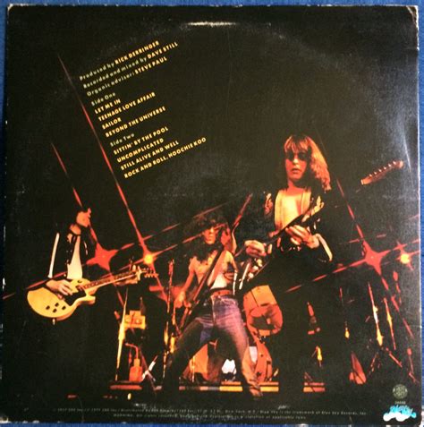 RICK DERRINGER LIVE Lp 1977 Original Vinyl Record Album - Etsy