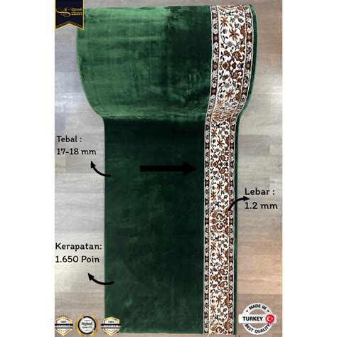 Jual Karpet Sajadah Masjid Mushola Import Turki Royal Sahara Tebal Roll