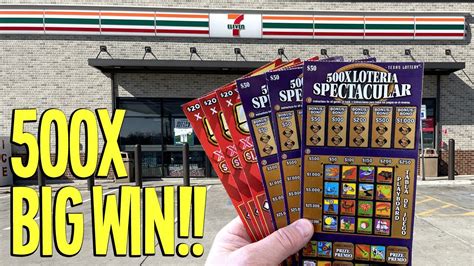 Big Win ⫸ 50 500x Vs 500x 🔴 210 Texas Lottery Scratch Offs Youtube