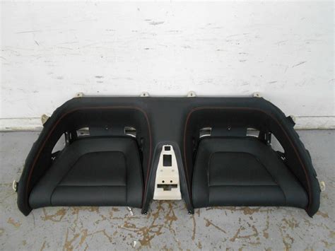 2019 17 18 19 Ferrari Portofino Black Leather Rear Seat Set 9132 C1 Ebay