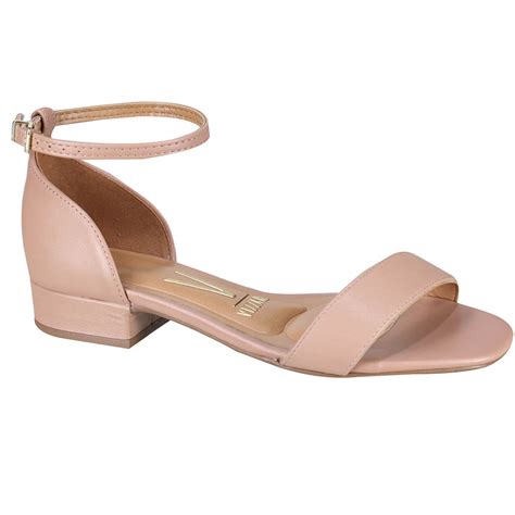 Sandália Vizzano Casual Feminina Nude Pelica Botas Online Femininas