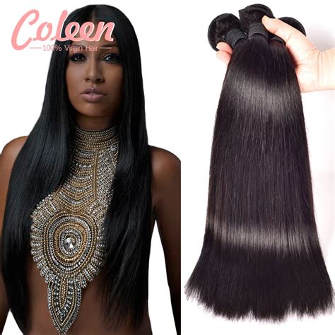 Brazilian Virgin Hair Straight 3bundles Brazilian Straight Hair Unprocessed Virgin Brazilian