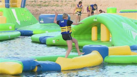 Can Our Reporter Survive The Paqua Park Water Obstacle Course Youtube