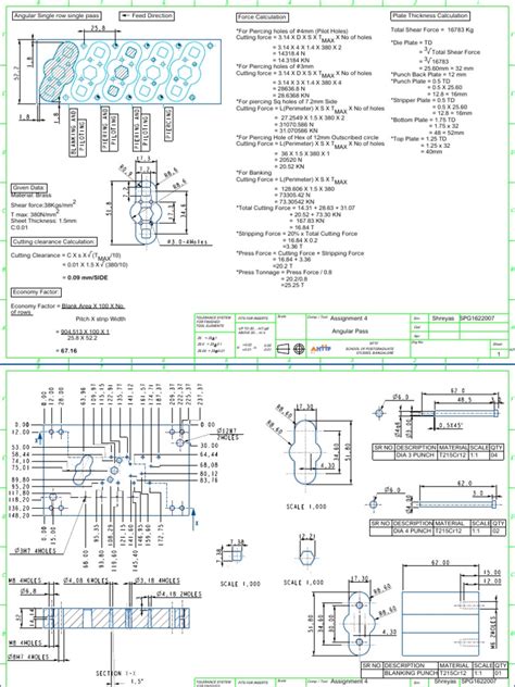 PT A4 Strip Layout PDF | PDF | Engineering Tolerance | Metrology