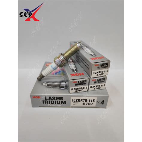 NGK 5787 ILZKR7B 11S LASER IRIDIUM SPARK PLUG FOR ACCORD 2 4cc I VTEC