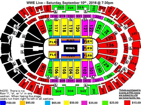 Pnc Arena Seating Chart With Rows And Seats