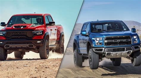 Ram 1500 TRX 2021 vs Ford F 150 Raptor bestias todoterreno Muévete