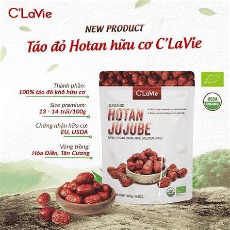 Táo đỏ Hotan Hữu Cơ Clavie 450g Clavie