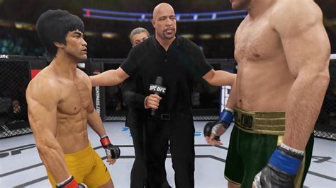 Bruce Lee Vs Tyson Fury EA Sports UFC 4 Epic Battle YouTube