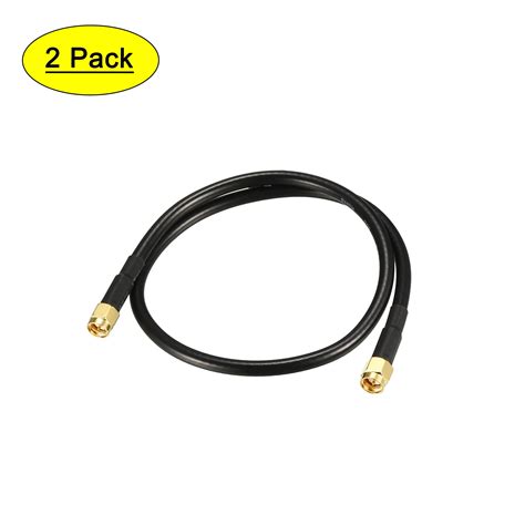 Unique Bargains Antenna Extension Cable SMA Male To SMA Male Coaxial