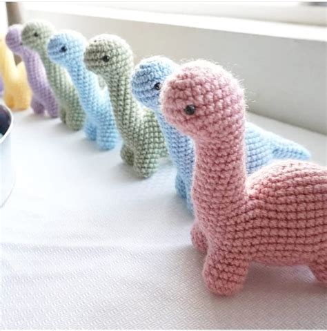 Pattern No Sew Amigurumi Crochet Pattern Bronto The Dinosaur Plush