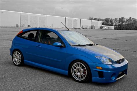 Blue Ford Focus Mk1 Low Big Rims Usa Version Ford Focus Svt Ford Focus Sedan Focus Rs