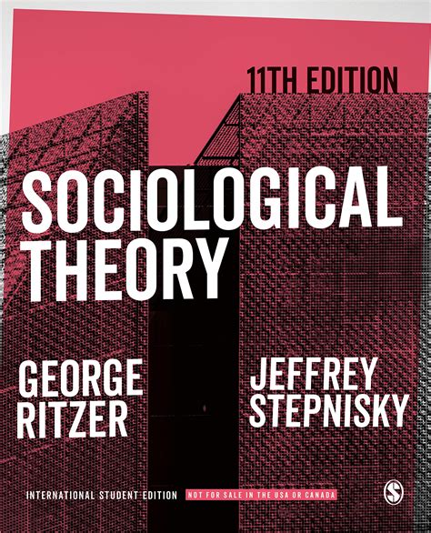 Sociological Theory International Student Edition By George Ritzer