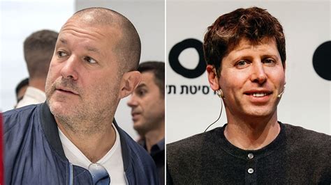 Former Apple Design Chief Jony Ive And OpenAI CEO Sam Altman In Talks