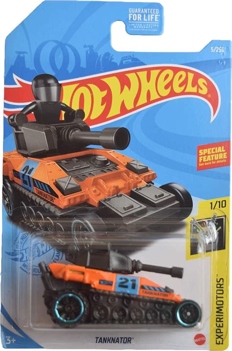 Amazon Hot Wheels Tanknator Experimotors Orange