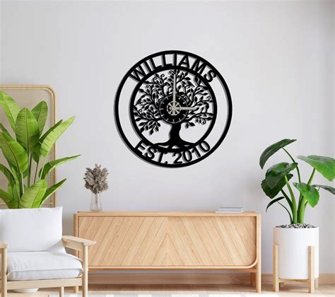 Personalized Clocks For Wall Wall Clock Modern Metal Wall Clock