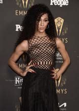 Michaela Jae Rodriguez Sexy Flaunts Her Hot Legs At The 73rd Primetime Emmy Awards In Los