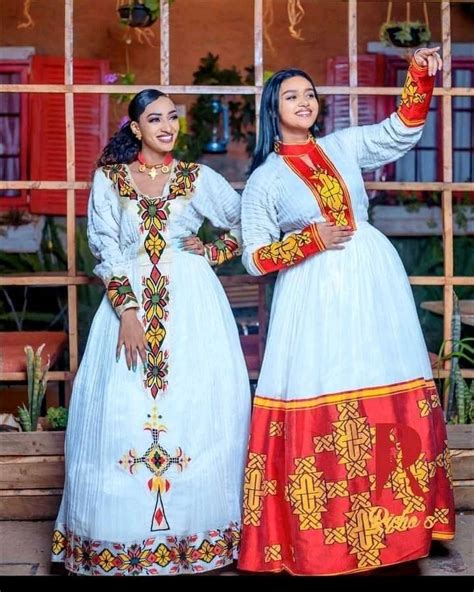 Habesha Kemis Ethiopian Cultural Dress New Habesha Traditional Cloth