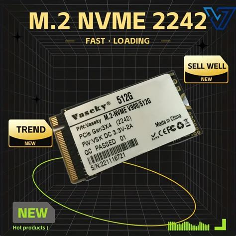 노트북 및 데스크탑용 M.2 NVME 2242 1TB SSD 솔리드 스테이트 드라이브 - Temu Korea