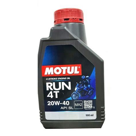 Grade Automotive Grade Motul Run 4T 20W 40 Engine Oil Bottle Of 900