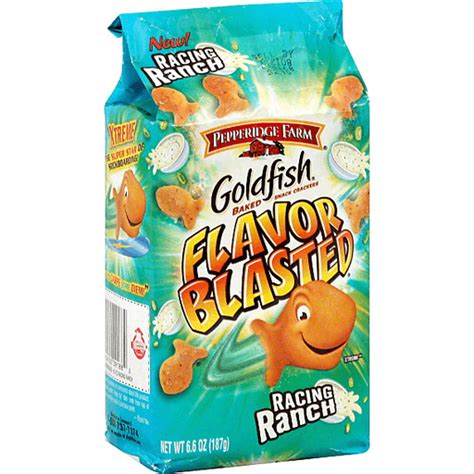 Pepperdige Farm Goldfish Flavor Blasted Racing Ranch Baked Snack