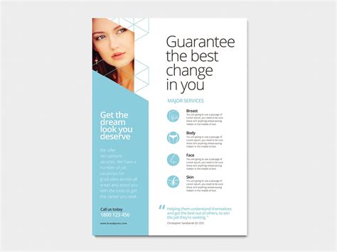 A4 Cosmetic Surgery Poster Template Psd Ai And Vector Brandpacks