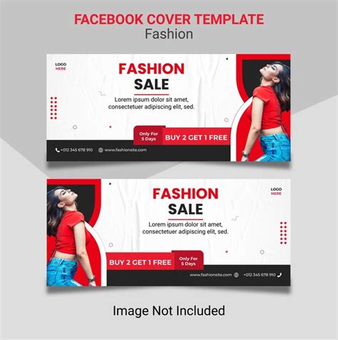 Premium Vector Fashion Sale Social Media Facebook Cover Design Template