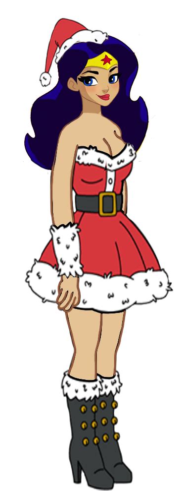 Sexy Santa Wonder Woman Dcshg By Mrtoonlover83 On Deviantart