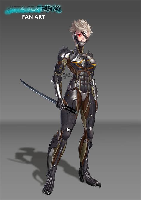 Artstation Raiden Rule 63 Metal Gear Rising