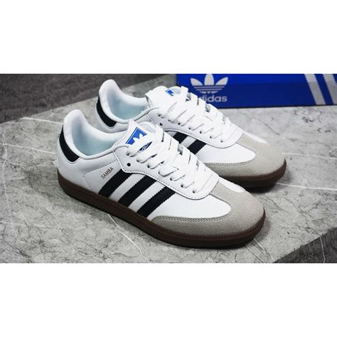 Jual Adidas Samba Vegan White Gum Cloud White Core Black Gum Shopee