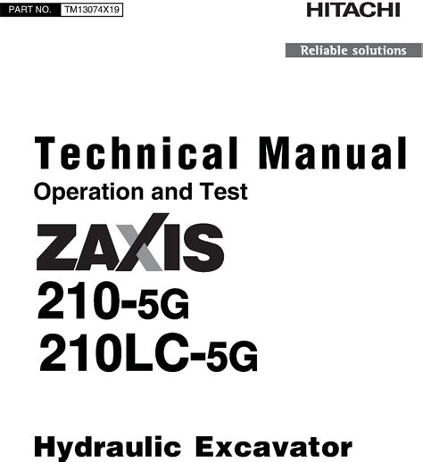 Hitachi Zaxis G And Zaxis Lc G Excavator Operation Test