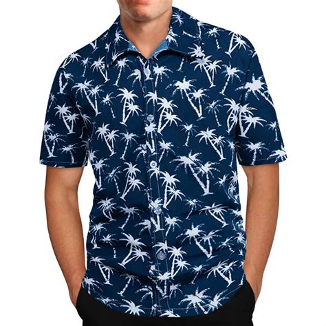 Mchoice Mens Summer Tropical Shirts Short Sleeve Button Down Aloha