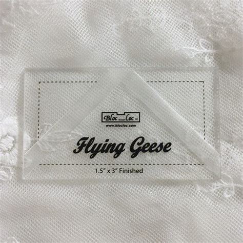 Bloc Loc Flying Geese Ruler 1 5 X 3