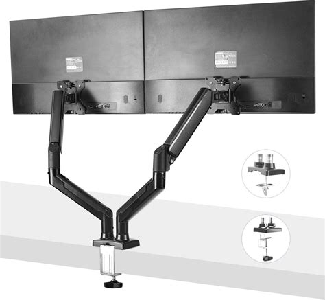 REDDRAGON Soporte Doble para Monitor Ajustable Soporte Hidráulico para