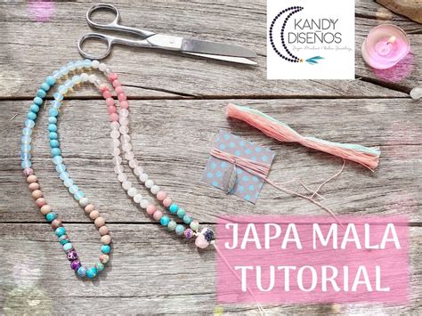 Tutorial How To Make A Japa Mala Necklace Beads By Kandy Etsy Uk