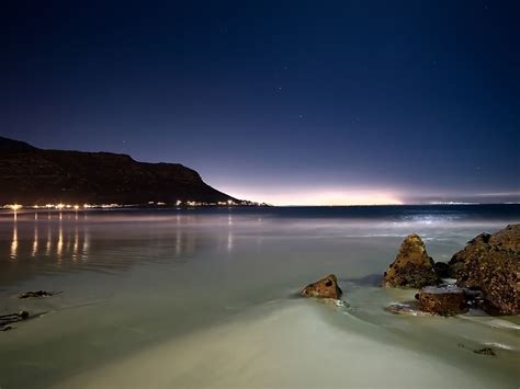 Naturaleza Beach At Night Beach Wallpaper Beach Night